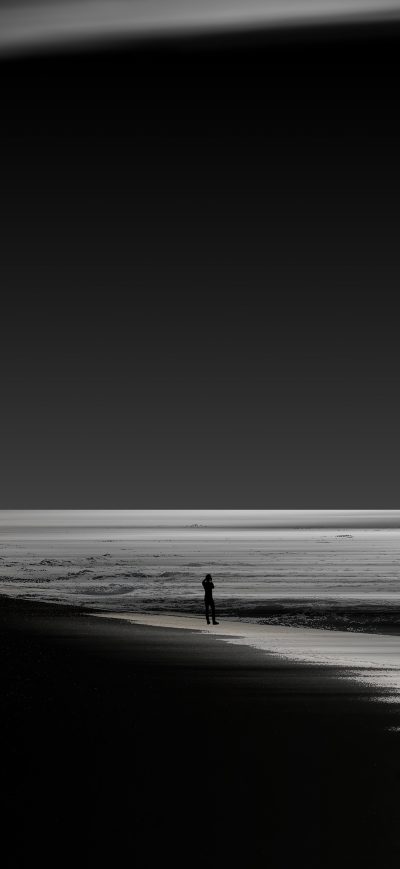 Fond d'écran iPhone Waves Of Silence 4k