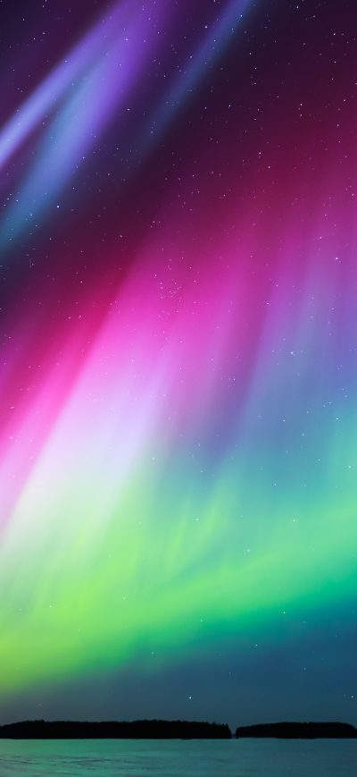 Fond d'écran iPhone Aurora Borealis Beautiful 4k