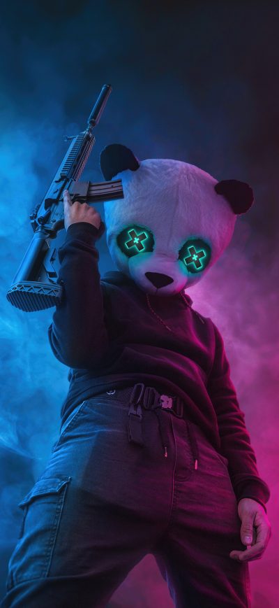 Fond d'écran iPhone Panda Ready To Hit A Home Run
