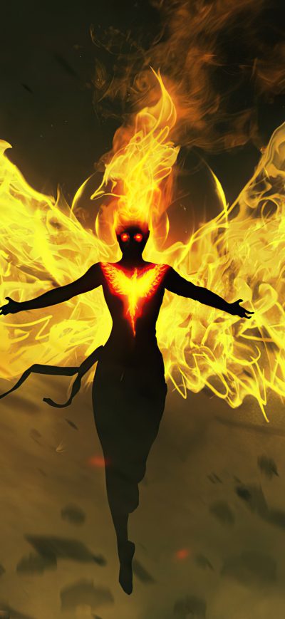 Fond d'écran iPhone Pheonix Artwork 4k 2021
