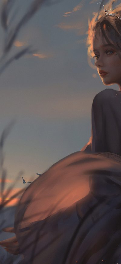 Fond d'écran iPhone Queen Alone Evening 4k