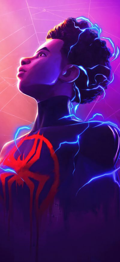 Fond d'écran iPhone Milesmorales Spiderman Across The Spiderverse