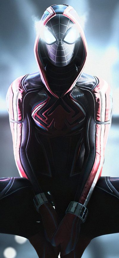 Fond d'écran iPhone 2021 Spiderman Miles Morales 4k