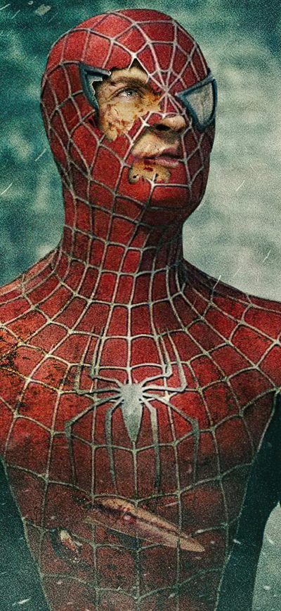 Fond d'écran iPhone Tobey Maguire Spiderman 4k