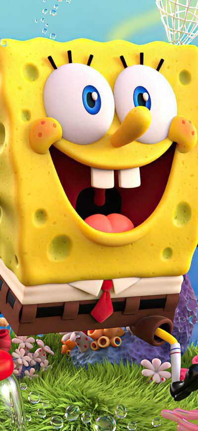 Fond d'écran iPhone SpongeBob SquarePants 4k 2020
