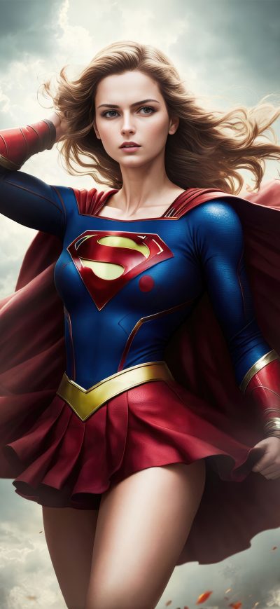 Fond d'écran iPhone Supergirl 2023