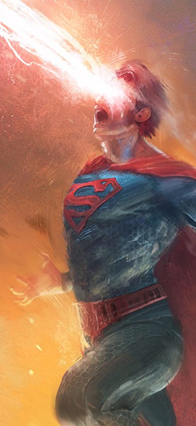 Fond d'écran iPhone Superman Laser Eye Art