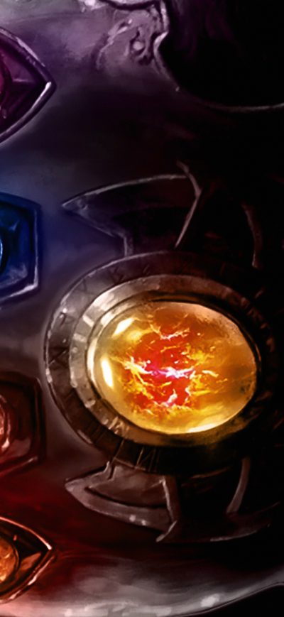 Fond d'écran iPhone Thanos Gauntlet 4k