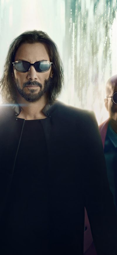 Fond d'écran iPhone The Matrix Resurrections 2022