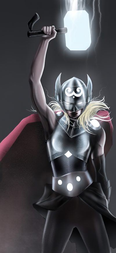 Fond d'écran iPhone Lifting Mjolnir Jane Foster