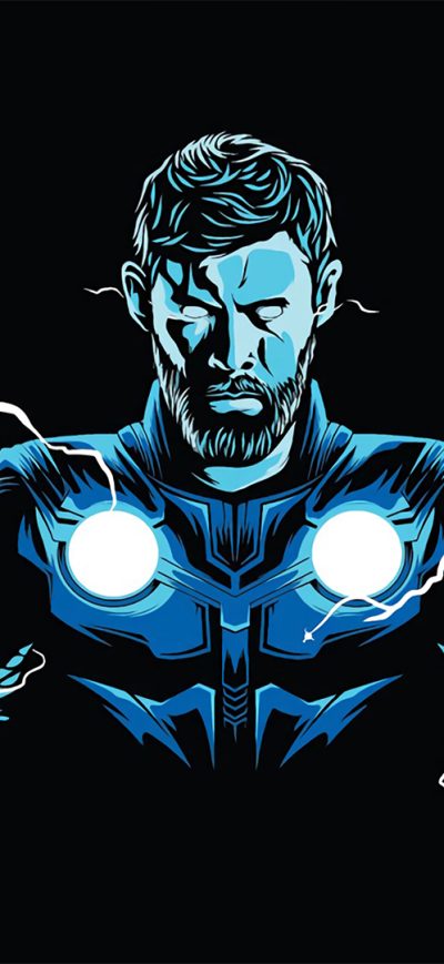 Fond d'écran iPhone Thor Minimal Design