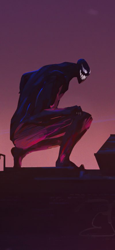 Fond d'écran iPhone Venom Minimal Art4k
