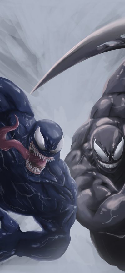 Fond d'écran iPhone Venom Vs Riot 4k