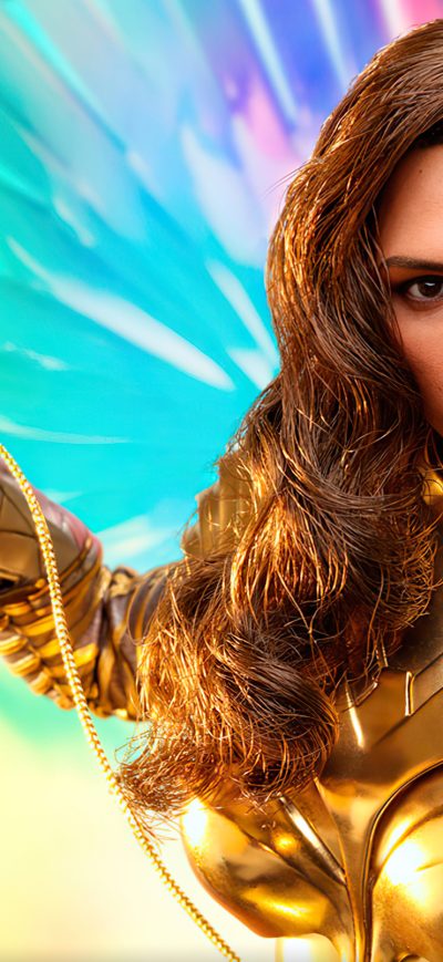 Fond d'écran iPhone Wonder Woman 1984 Golden Armor