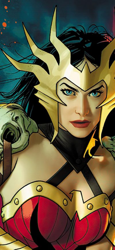 Fond d'écran iPhone Deathmetal Wonder Woman Cover 4k
