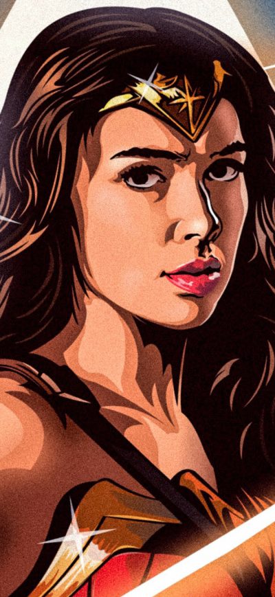Fond d'écran iPhone Wonder Woman Artwork New