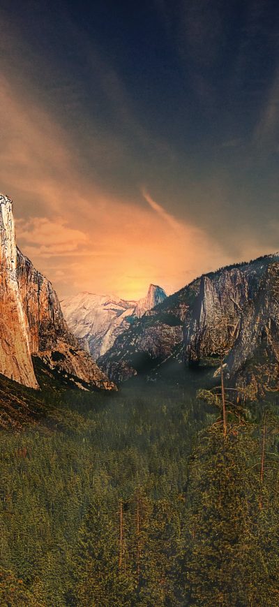 Fond d'écran iPhone Gorgeous Yosemite Valley El Captain 4k
