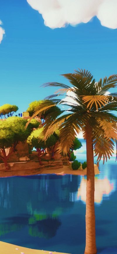 Fond d'écran iPhone The Witness Game Artwork