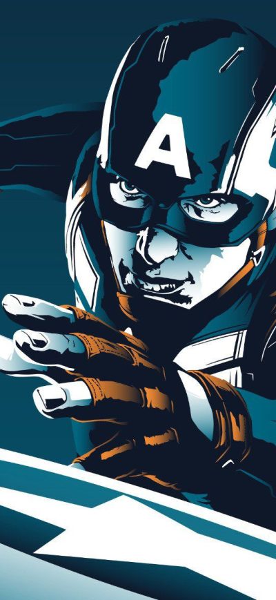 Fond d'écran iPhone Captain America Winter Solider Art