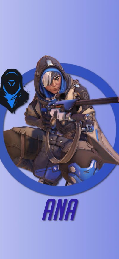 Fond d'écran iPhone Ana Overwatch Hero