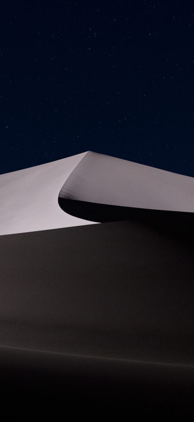 Fond d'écran iPhone Desert Night MacOS Mojave 5k