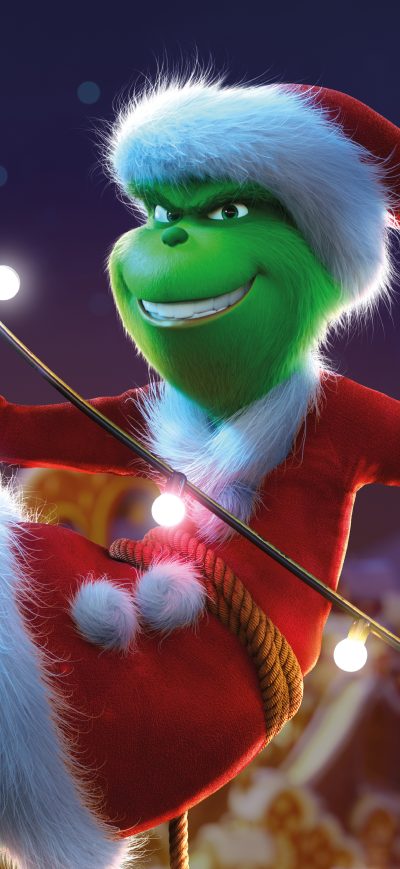 Fond d'écran iPhone The Grinch 8k