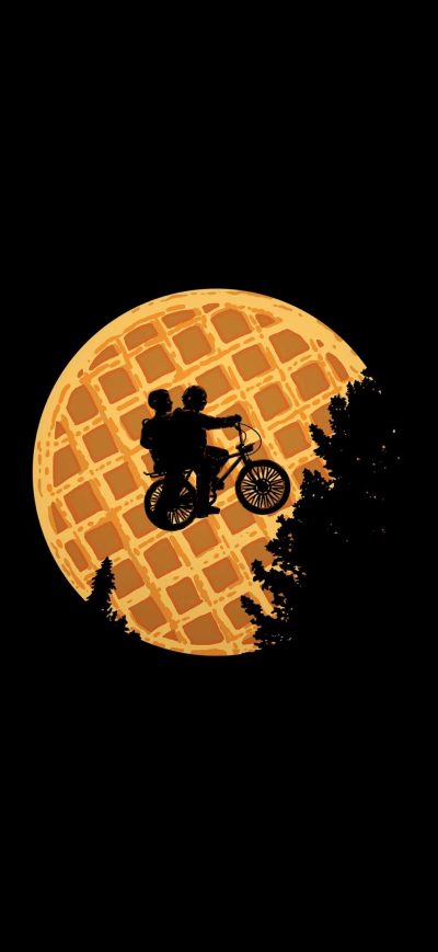 Fond d'écran Stranger Things Minimalism sur iPhone