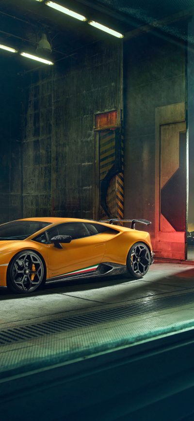 Fond d'écran iPhone Novitec Lamborghi Huracan Perfomante 2018 Side VIew 4k
