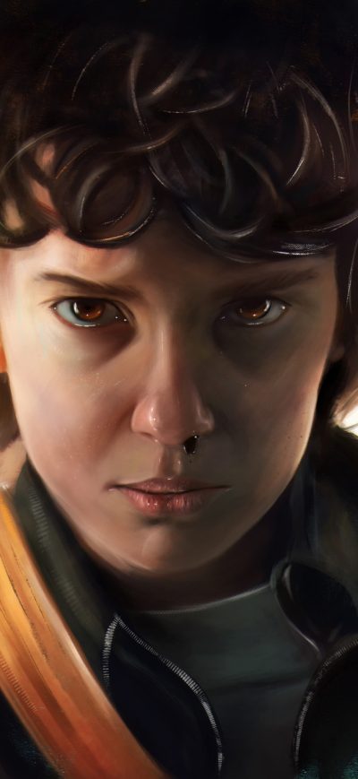 Fond d'écran iPhone Stranger Things Eleven HD Artwork