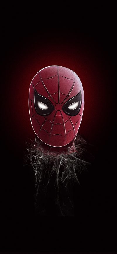 Fond d'écran iPhone Spiderman Minimal Art 4k