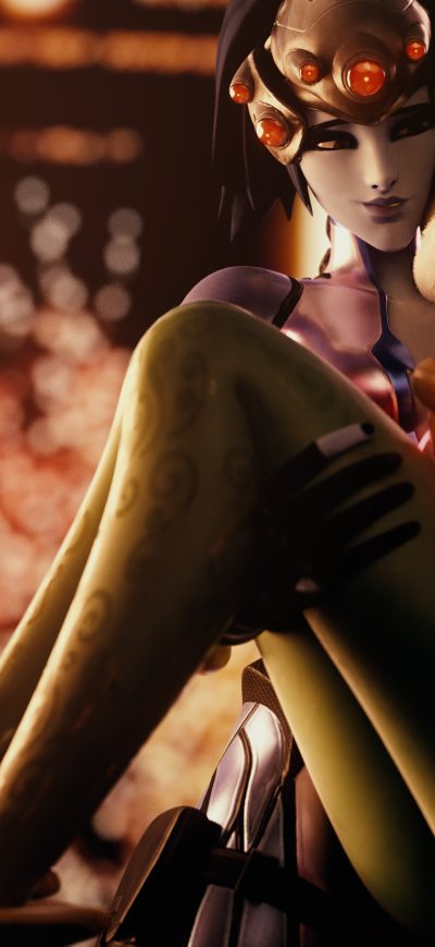 Fond d'écran iPhone Tracer And Widowmaker Overwatch Artwork