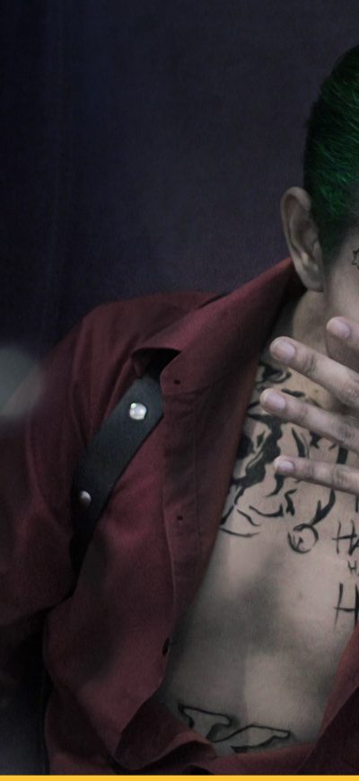 Fond d'écran iPhone Joker Damage Suicide Squad