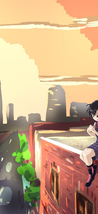 Fond d'écran iPhone Anime Girl Spider