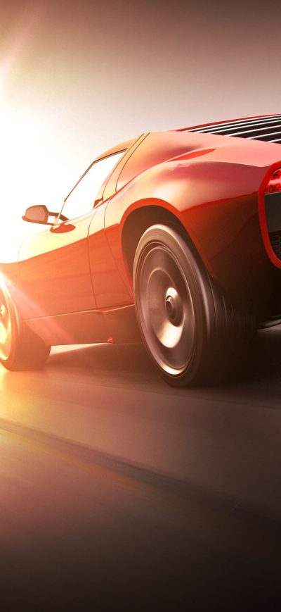 Fond d'écran iPhone Red Lamborghini 4k