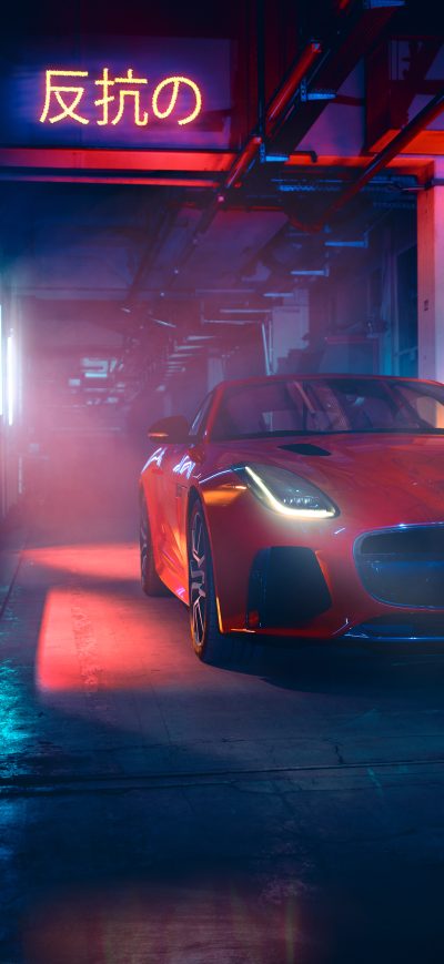Fond d'écran iPhone Jaguar F Type 2018 Front