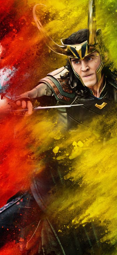 Fond d'écran iPhone Thor Loki Hulk Thor Ragnarok