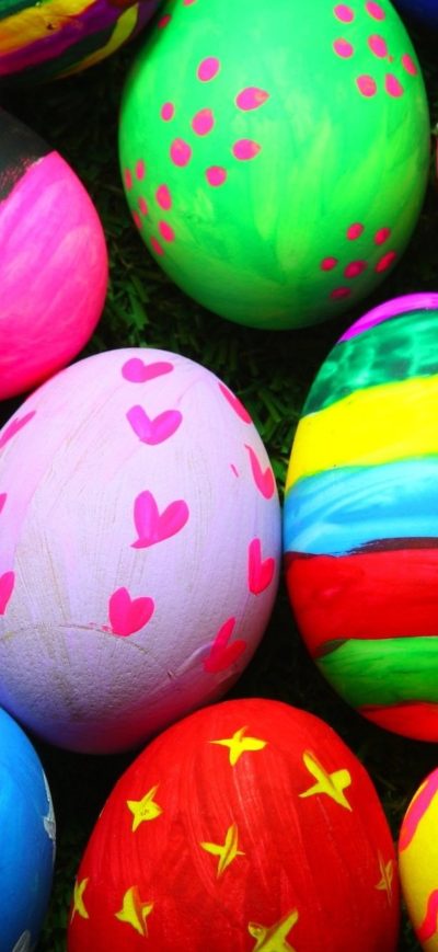 Fond d'écran iPhone Colorful Easter Eggs