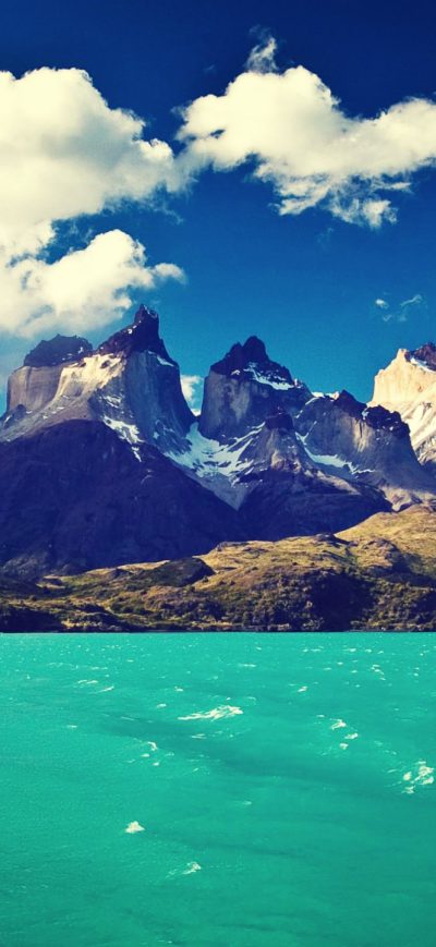Fond d'écran Torres del Paine sur iPhone