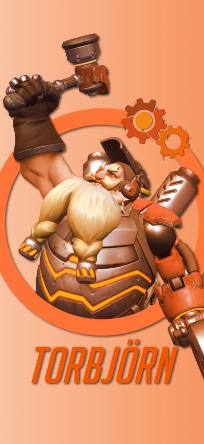 Fond d'écran iPhone Torbjorn Overwatch Hero