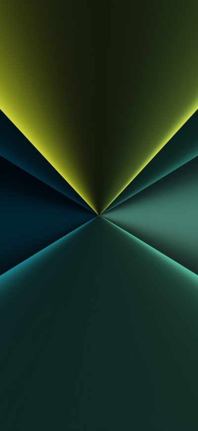 Fond d'écran iPhone Green Dark Abstract 4k