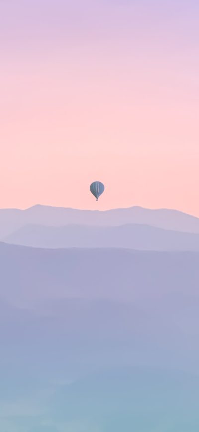 Fond d'écran iPhone Air Balloon Minimal Morning