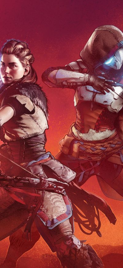 Fond d'écran iPhone Aloy Horizon Zero Dawn Game Poster