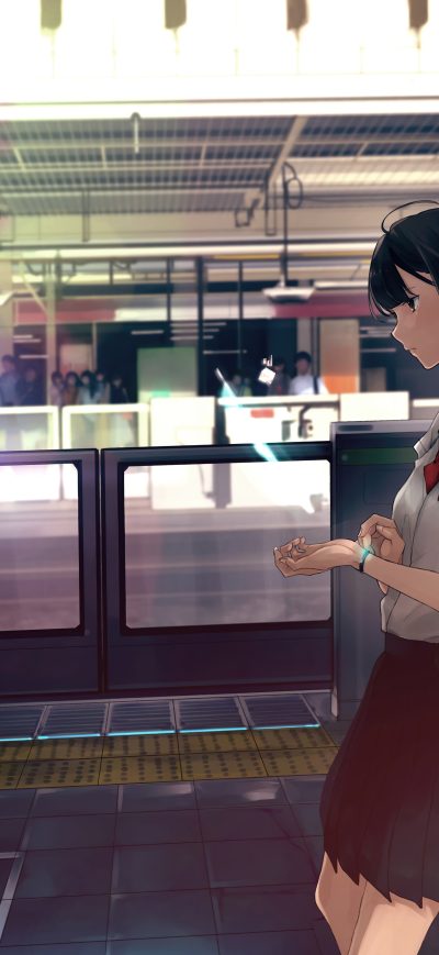 Fond d'écran iPhone Anime Girl After School 8k