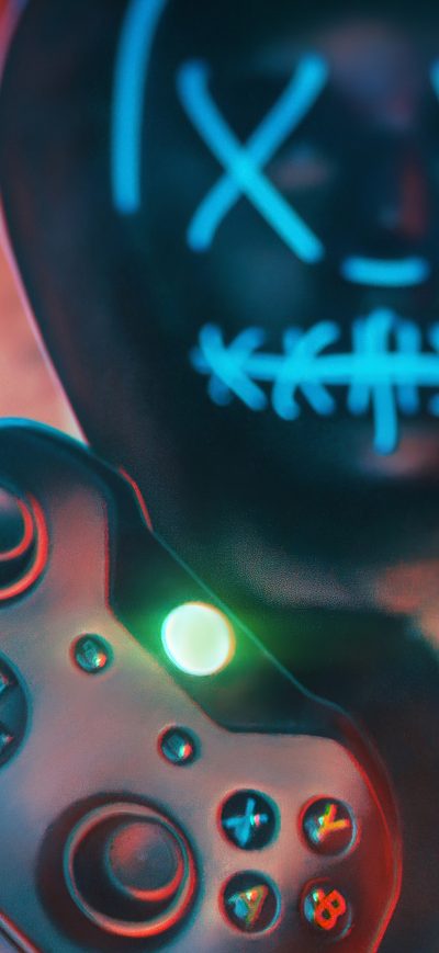 Fond d'écran iPhone Gamer Boy Mask 4k