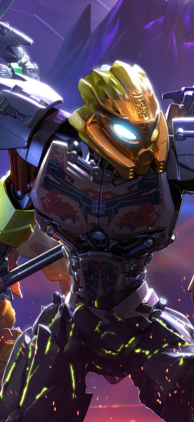 Fond d'écran iPhone Cyborg Heroes 4k