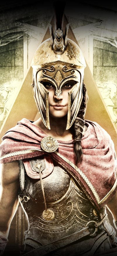Fond d'écran iPhone Assassins Creed Odyssey 2021 8k