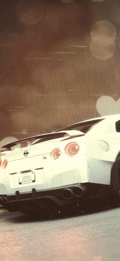 Fond d'écran iPhone Need For Speed Nissan GTR 2017 5k