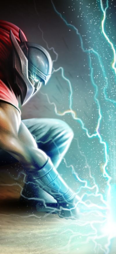 Fond d'écran iPhone Thor Thunder Hammer Art