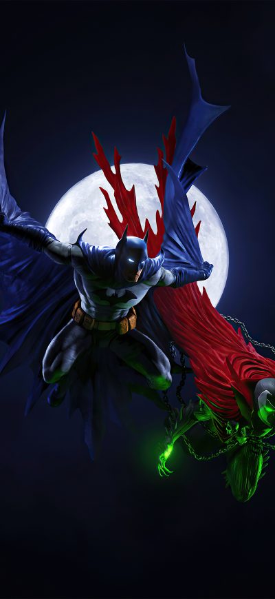 Fond d'écran iPhone Batman And Spawn 4k