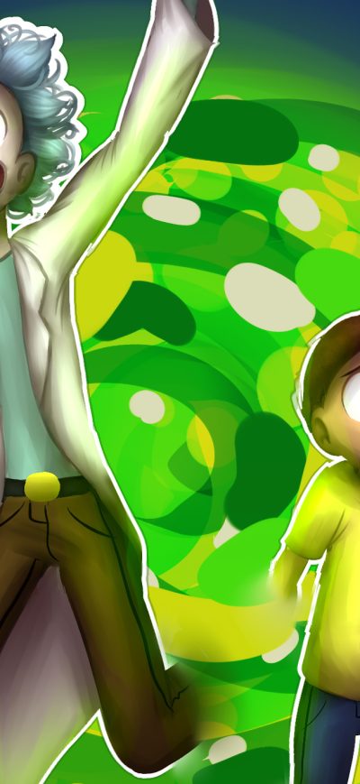 Fond d'écran iPhone Rick And Morty Fan Artwork